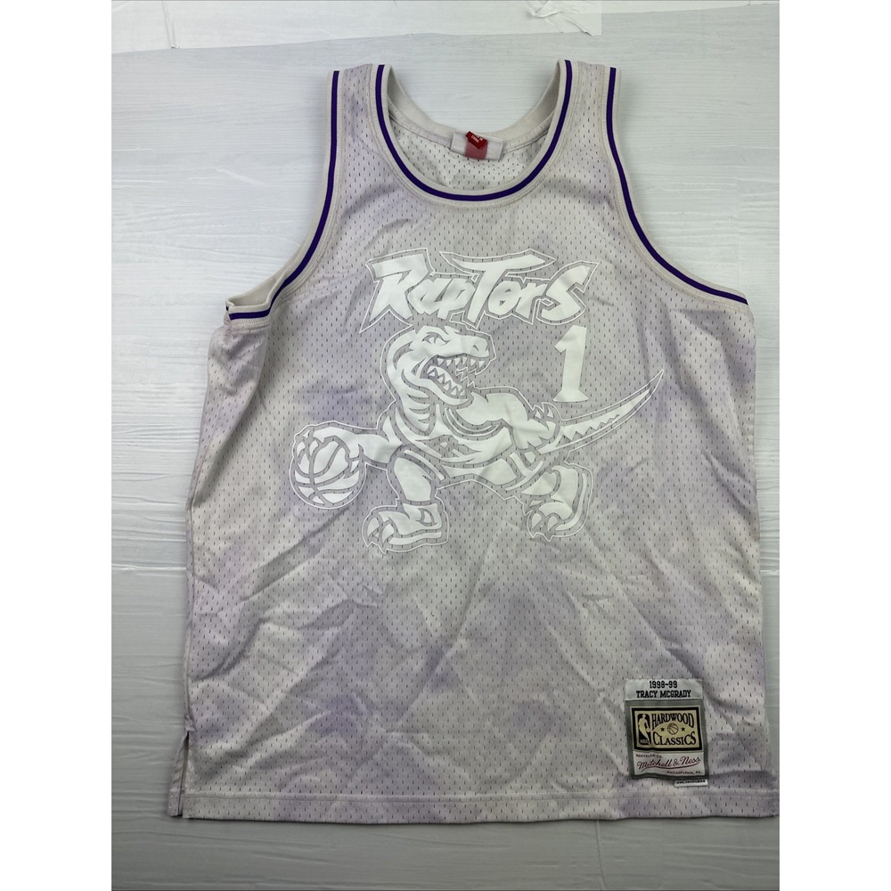 Tracy McGrady Cloudy Skies Raptors Mitchell Ness Limited Edition #1 Jersey